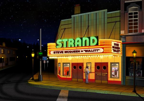 Strand Theatre - Digital Art By Me